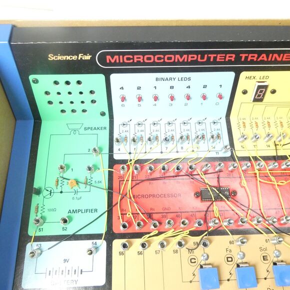 Radio Shack Science Fair Microcomputer Trainer Toy 28-260 Vintage - Picture 11 of 13